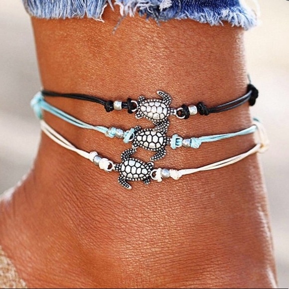 Jewelry - 3 PIECE ANKLE BRACELET